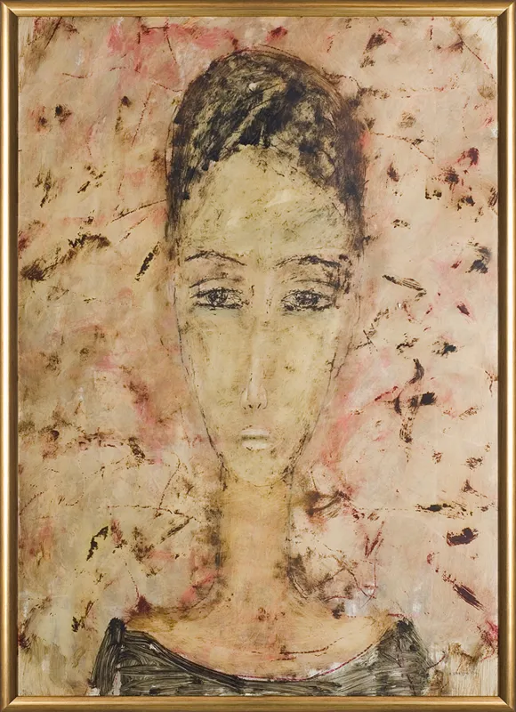 Izabela Staręga, Portret kobiecy z cyklu Twarze, 2008