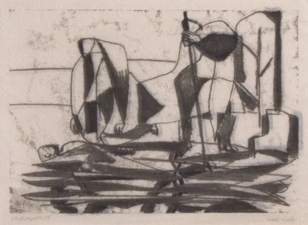 Adam Marczyński, Nad wodą, 1955