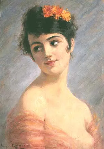 Mieczysław Reyzner, Dziewczyna z kwiatami we włosach