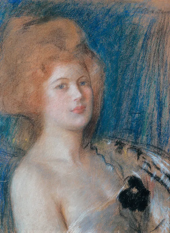 Teodor Axentowicz, Rudowłosa