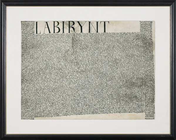 Zbigniew Makowski, LABIRYNT, 1961/1962