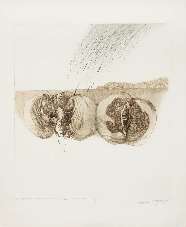 Leszek Rózga, Rozpad – zgniłe jabłka w pejzażu, 1981