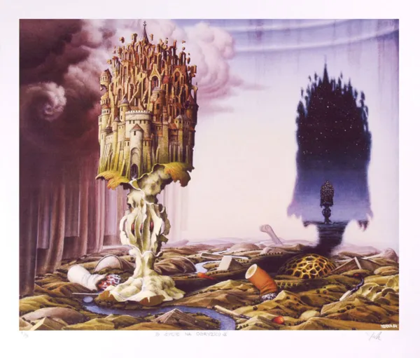 Jacek Yerka, Życie na ogryzku, 1994