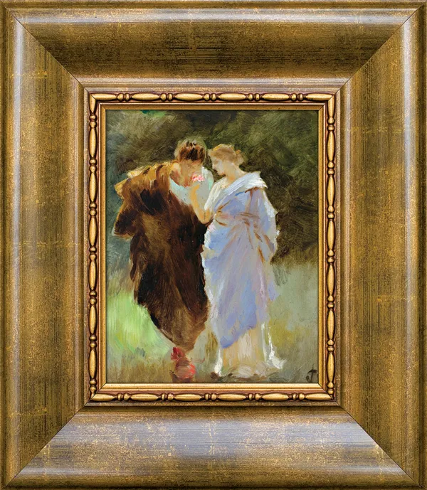 Jan Ciągliński, W OGRODZIE. WIOSNA