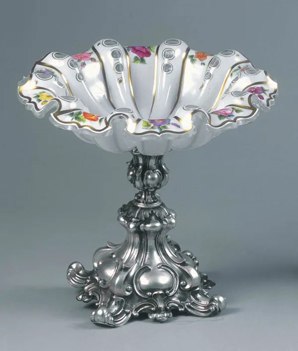 Autor nierozpoznany, Patera biedermayerowska, ok. 1850