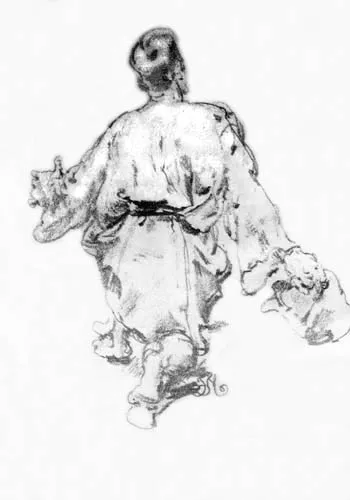 Jan Matejko, Portret klęczącego mężczyzny