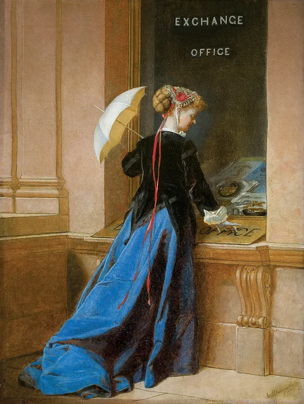 Leonard Straszyński, PRZED KANTOREM ok. 1870