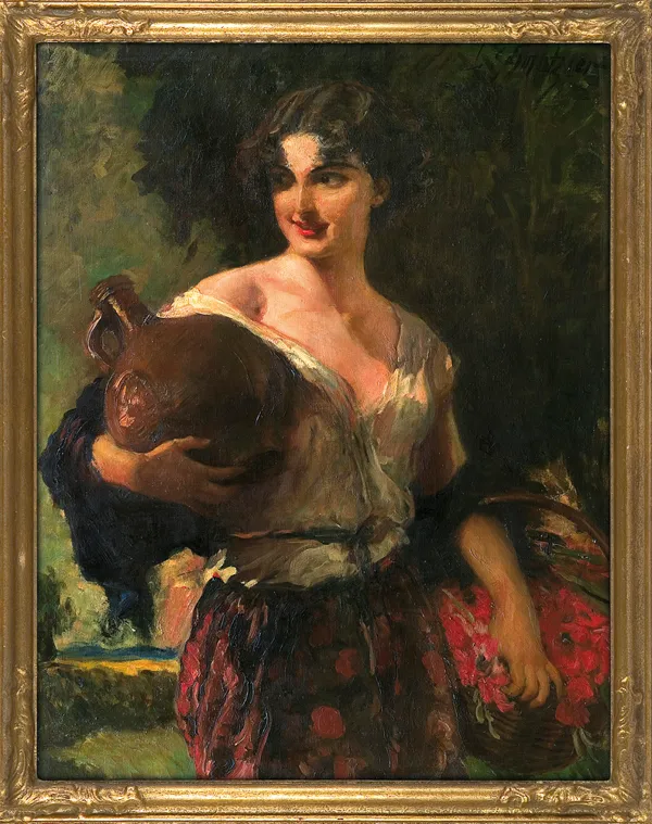 Leopold Schmutzler, DZIEWCZYNA Z DZBANEM 