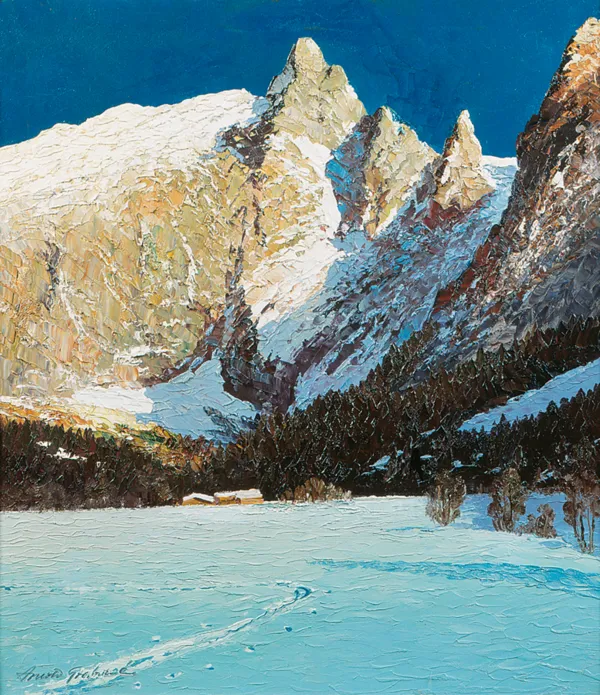 Georg Arnold, WIECZÓR ZIMOWY POD HOHER Göll, po 1945