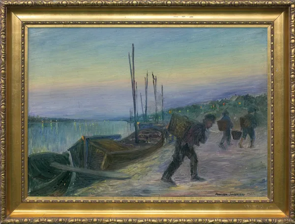 Franciszek Sunderland, WIECZÓR NAD KANAŁEM, 1927