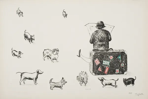 Roland Topor, Podróż