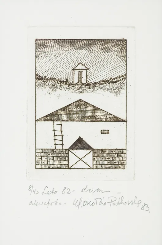 Maria Okołów-Podhorska, LATO 82 - DOM, 1983