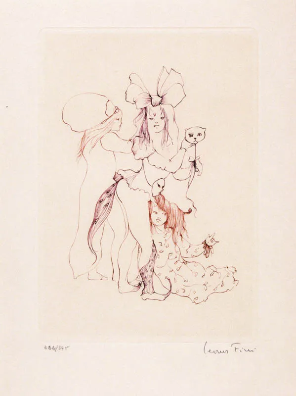 Leonor Fini, 96. Dziewczynki z kotem