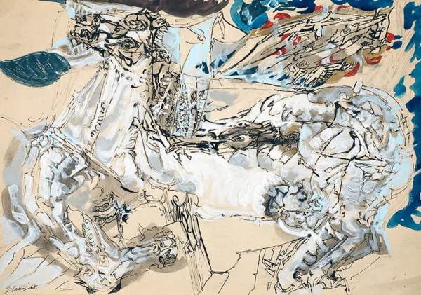 Zdzisław Lachur, Pędzący koń, 1968