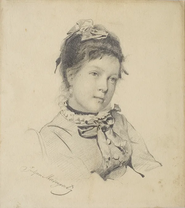 Julian  Maszyński, Dziewczynka z wstążką we włosach