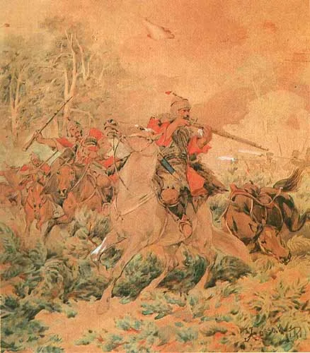 Juliusz Kossak, Potyczka - epizod z wojen kaukaskich