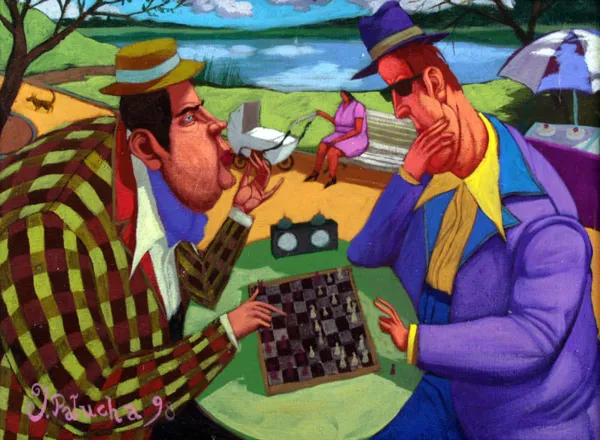 Jacek Pałucha, Gra w szachy, 1998