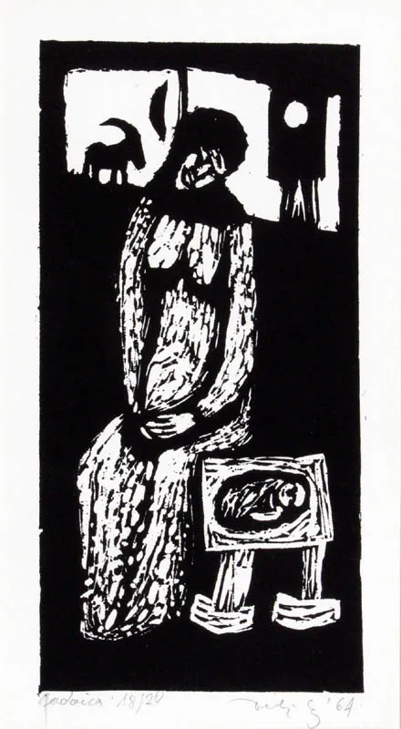 Jerzy Duda Gracz, Matka z dzieckiem, 1964