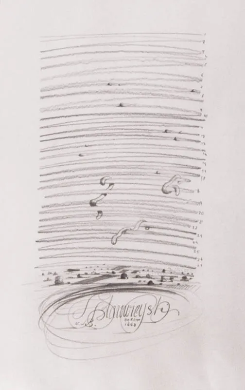 Franciszek Starowieyski, Pejzaż, 1968