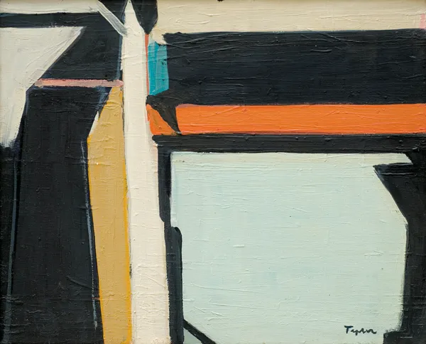 Samuel Tepler, KOMPOZYCJA ARCHITEKTONICZNA CZERWONO-CZARNA, 1987