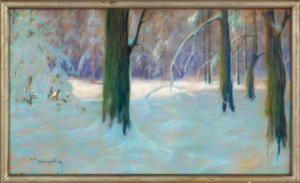 Jakub Michał Kasprowicz, Śniegi w Puszczy Augustowskiej, przed 1939