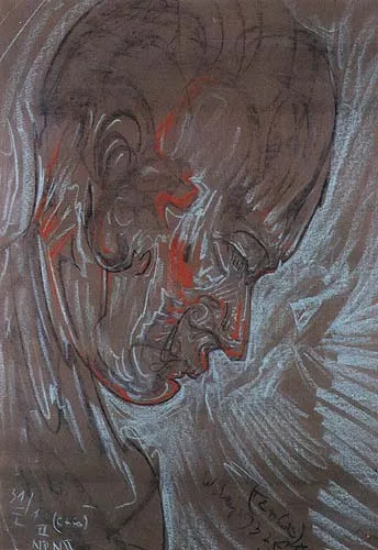 Stanisław Ignacy Witkiewicz, Portret mężczyzny z profilu