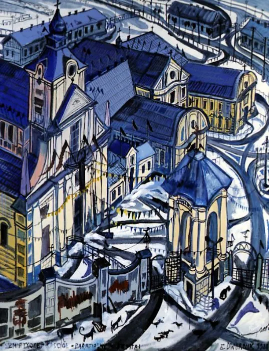 Edward Dwurnik, Siemiatycze - kościół parafialny, 15 XII 1982