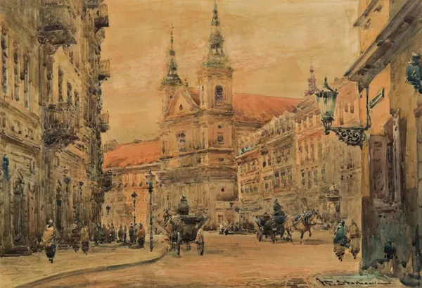 Władysław Chmieliński (Stachowicz), WARSZAWA. ULICE FRETA I NOWOMIEJSKA, 1936-1939