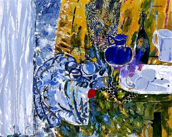 Juliusz Joniak, MARTWA NATURA Z NIEBIESKIM DZBANKIEM, 1989