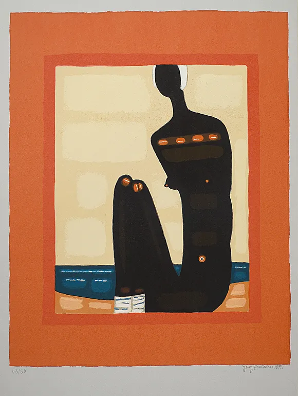 Jerzy Nowosielski, Czarna pływaczka, 1997