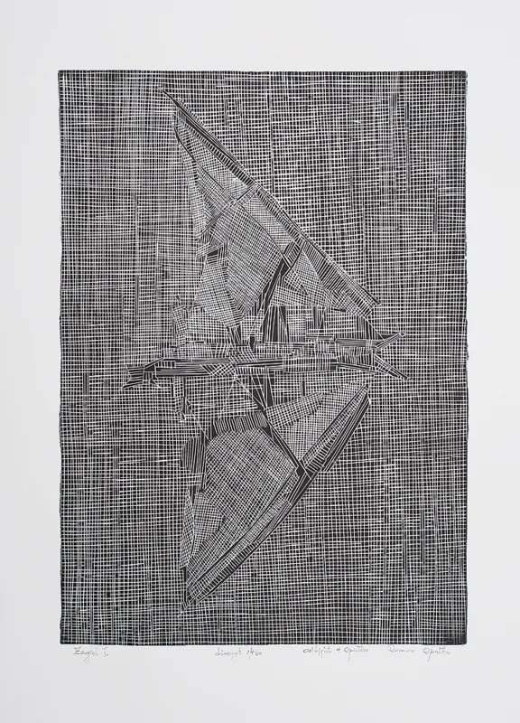 Roman Opałka, Żagiel I, ok. 1970