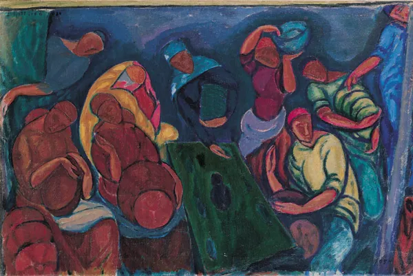 Leopold Gottlieb, Przy stole, 1920 