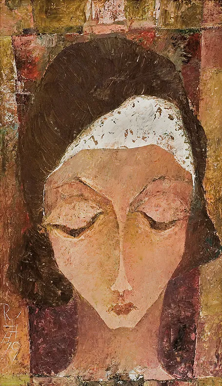 Ryszard Zając, PORTRET WIEŚNIACZKI, 1979