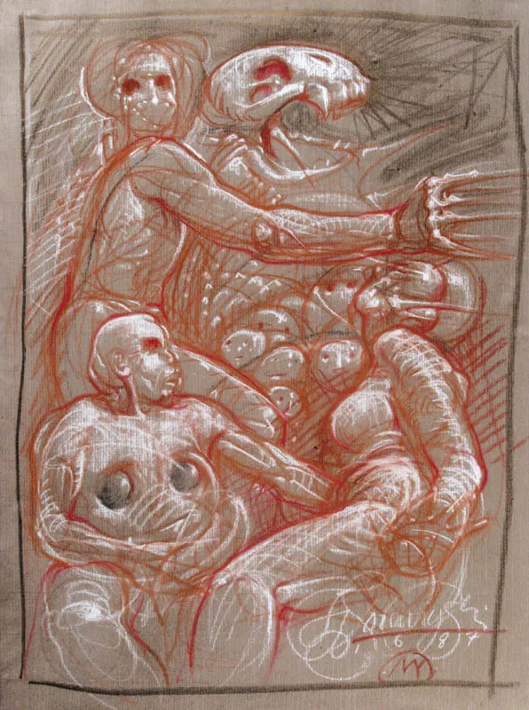 Franciszek Starowieyski, Bez tytułu, 1987