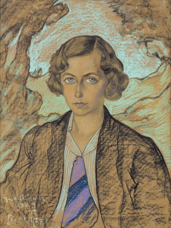 Stanisław Ignacy Witkiewicz, PORTRET IRENY KANAFOJSKIEJ-DEMBICKIEJ,31 VIII 193