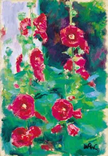 Wojciech Weiss, Kwitnące malwy