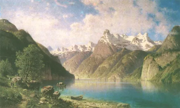 Aleksander Świeszewski, Pejzaż alpejski