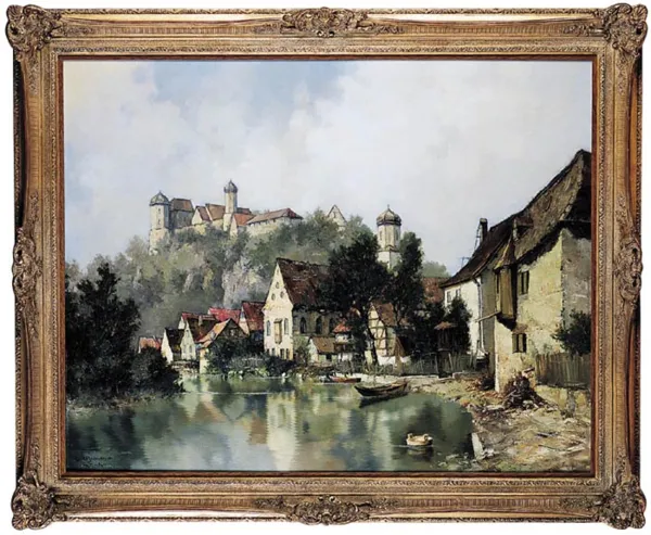 Ernst Bröcker, Domy na podzamczu, przed 1939