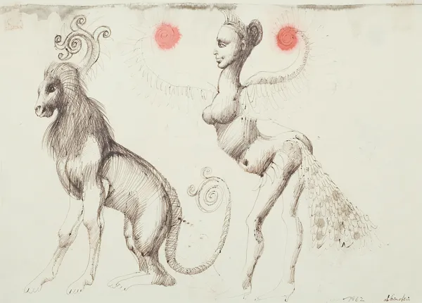 Jan Lebenstein, Dwie postaci fantastyczne, 1962