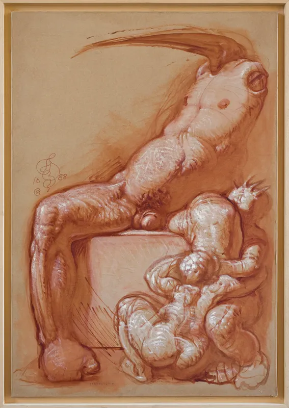 Franciszek Starowieyski, AKT Z DZIOBEM, 1988