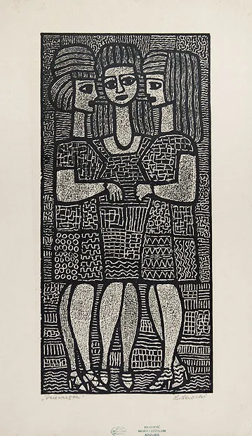 Leopold Lewicki, Dziewczęta, na odwr.: Macierzyństwo