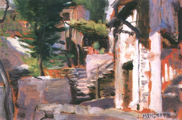 Józef Mehoffer, Pejzaż z Włoch