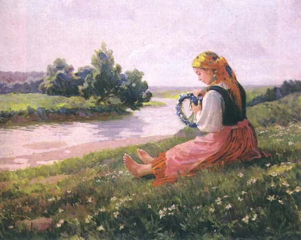 Emil Lindeman, Dziewczyna z wiankiem