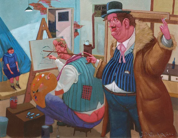 Jacek Pałucha, W  PRACOWNI MALARZA, 2008