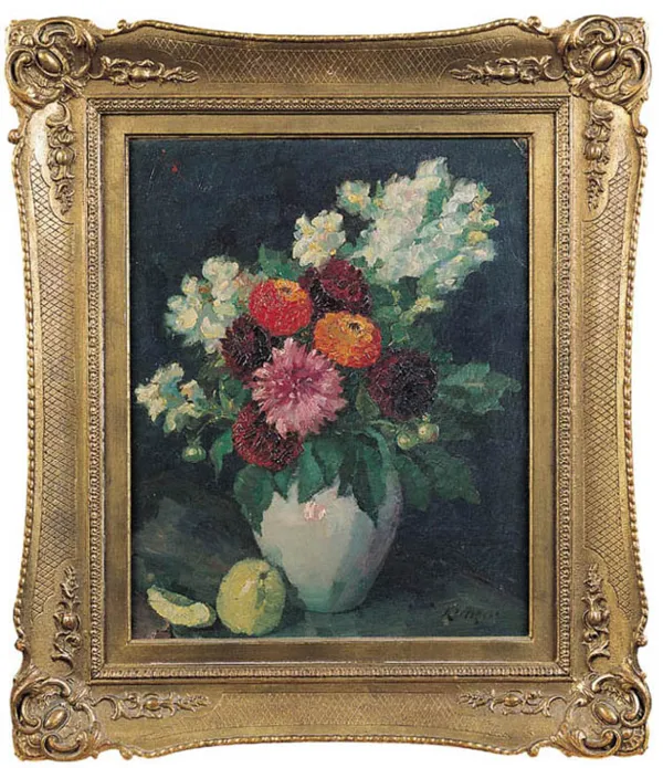 Oskar Krenzer, BARWNE KWIATY W WAZONIE