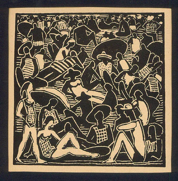 Leopold Lewicki, Plaża II, 1966