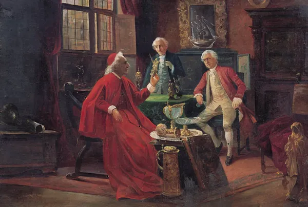 August Herman Knoop, KOLEKCJONER, ok. 1890