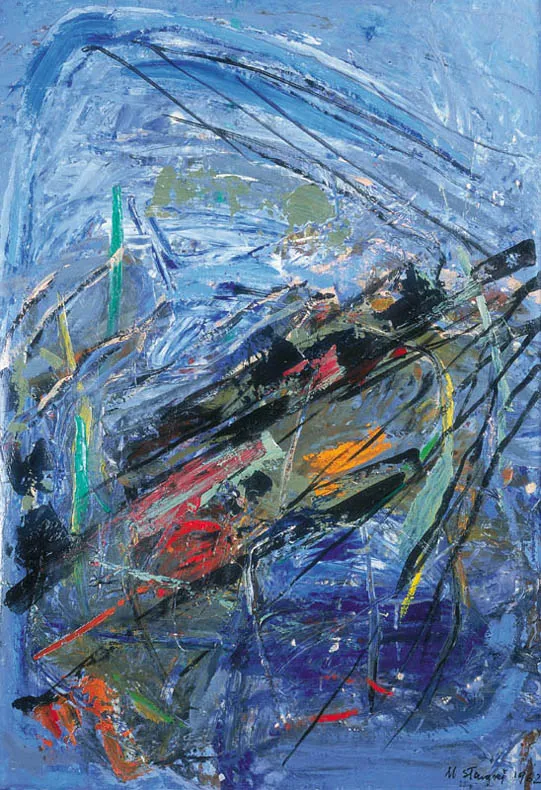 Maria Stangret, Abstrakcja informel, 1962