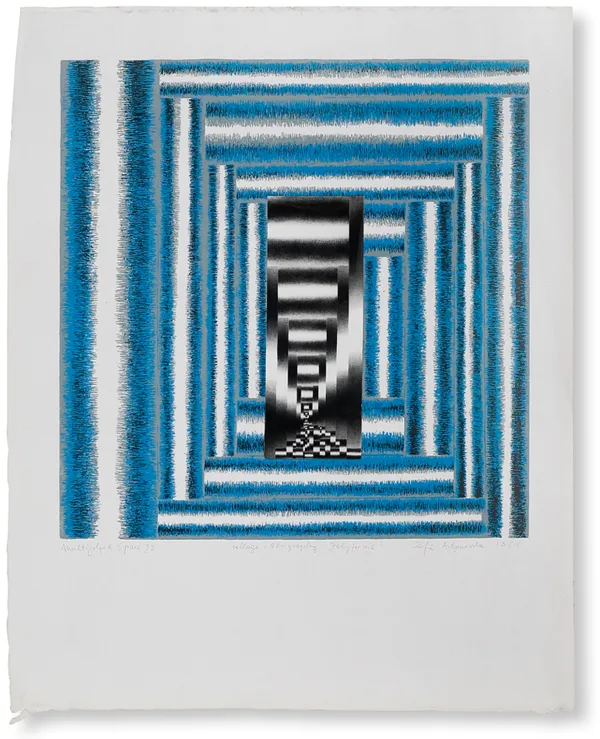 Zofia Artymowska, Przestrzeń zwielokrotniona 22, z cyklu Poliformy