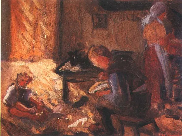 Tadeusz Makowski, U szewca